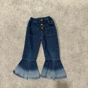 Girls Denim Flare Bell Bottom Jeans